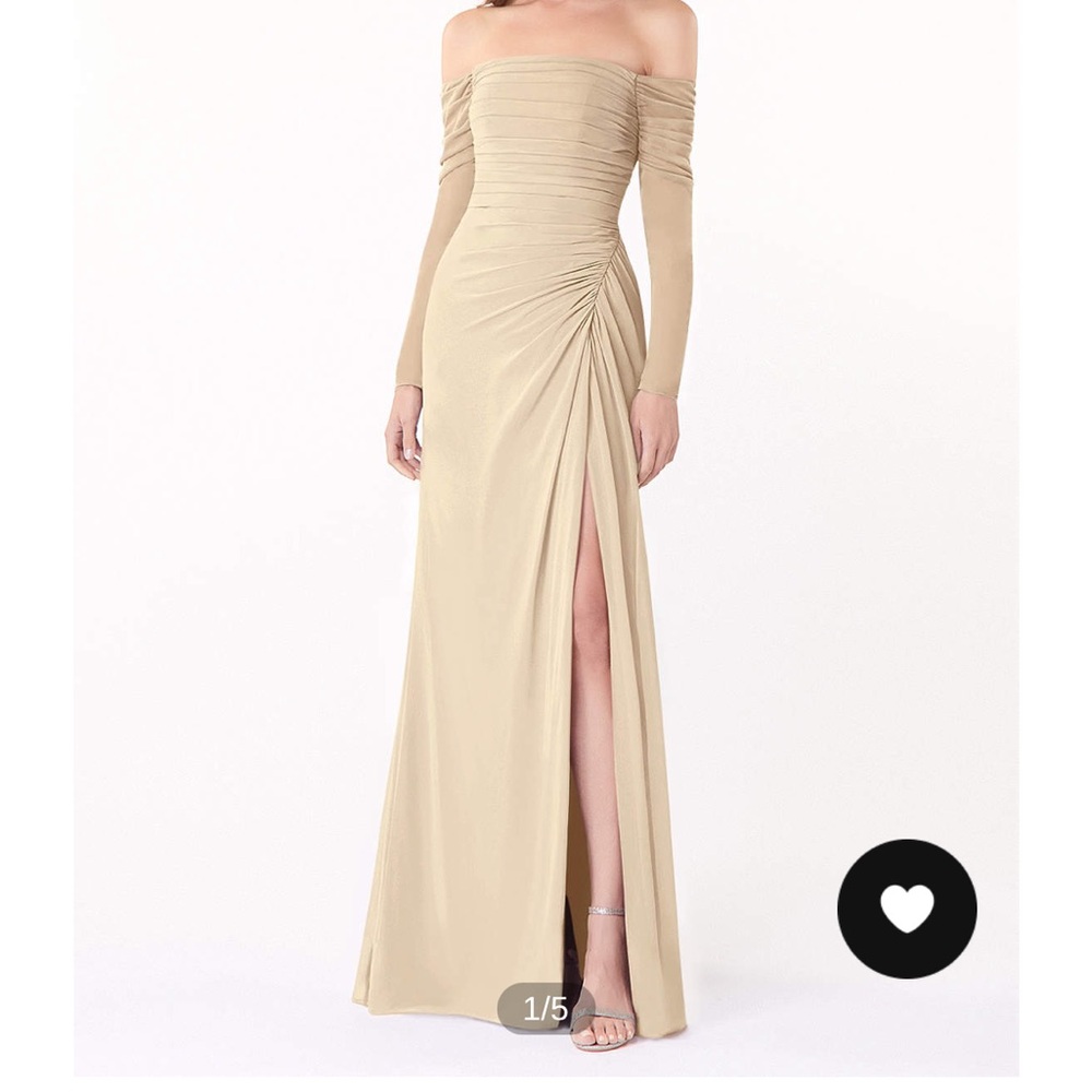 Azazie Champagne Bridesmaids Dress BRAND NEW NEVER WORN